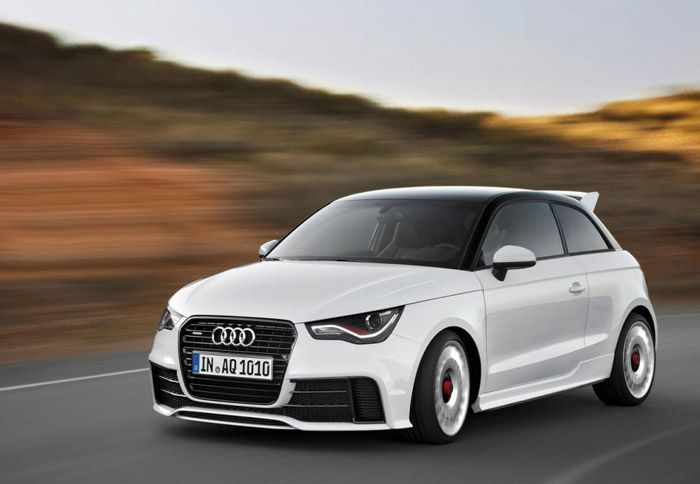 Aυτό είναι το πρωτότυπο Α1 quattro. Στοιχεία από τη δυναμική εμφάνιση θα δούμε και στο S1. 

